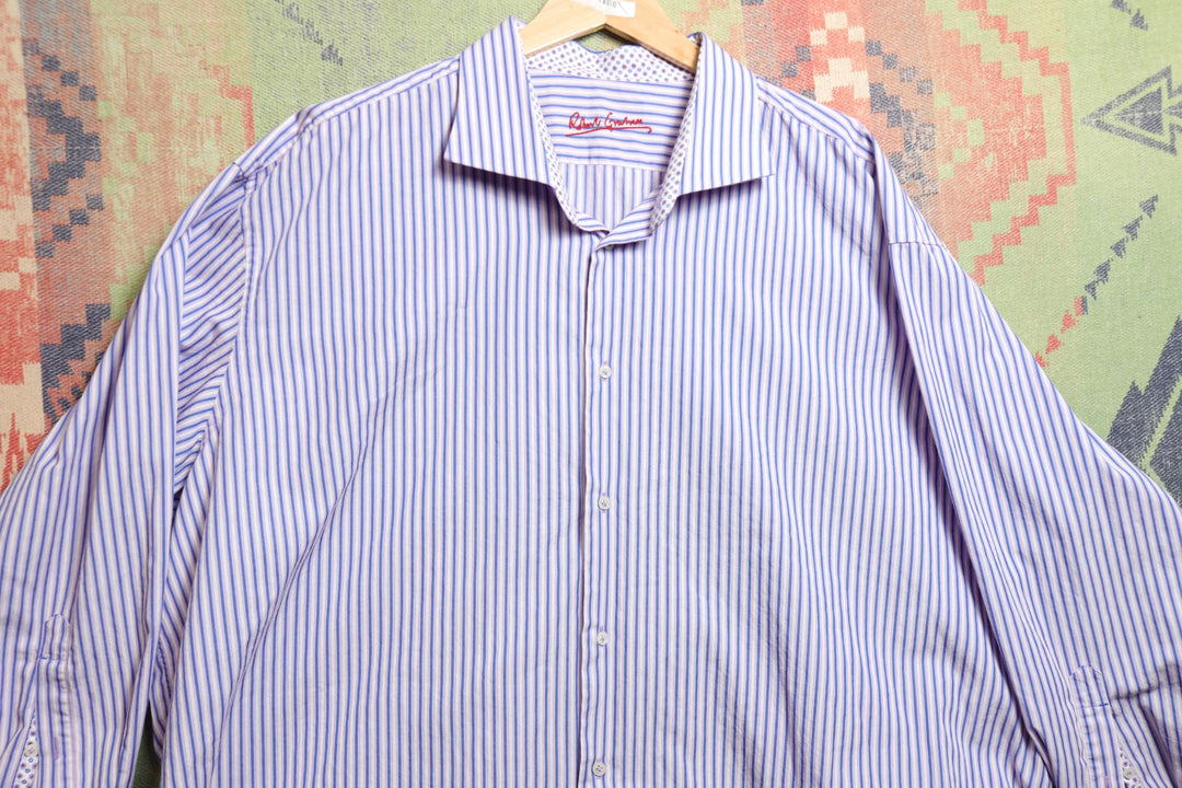 Robert Graham Striped Shirt XXXL
