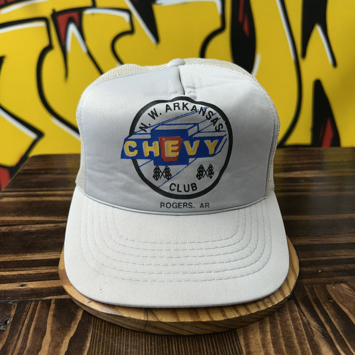 Arkansas Chevy Club Vintage Snapback Trucker Hat 80s