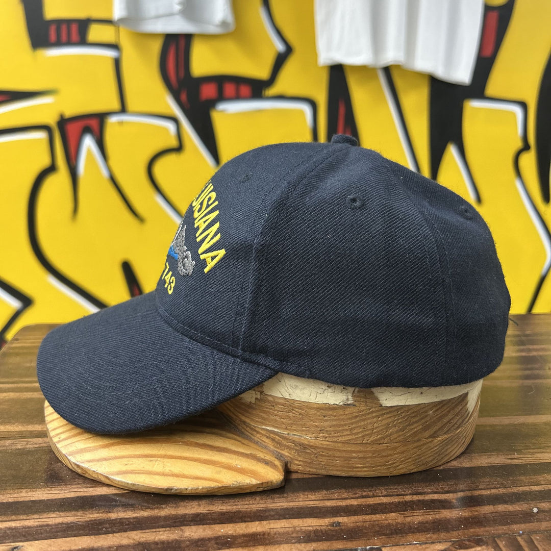 USS Louisiana Vintage Strap Back Hat 90s