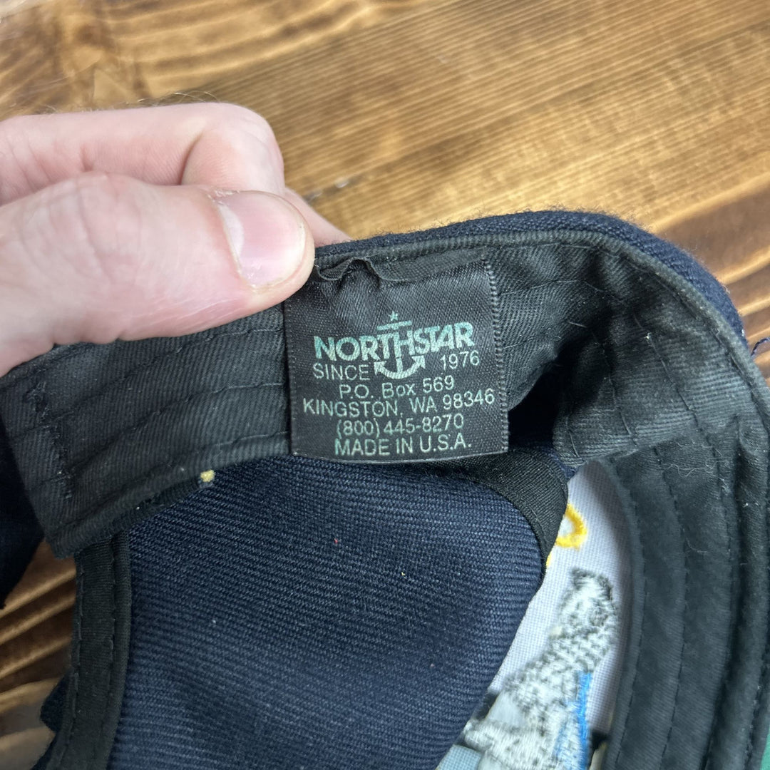 USS Louisiana Vintage Strap Back Hat 90s