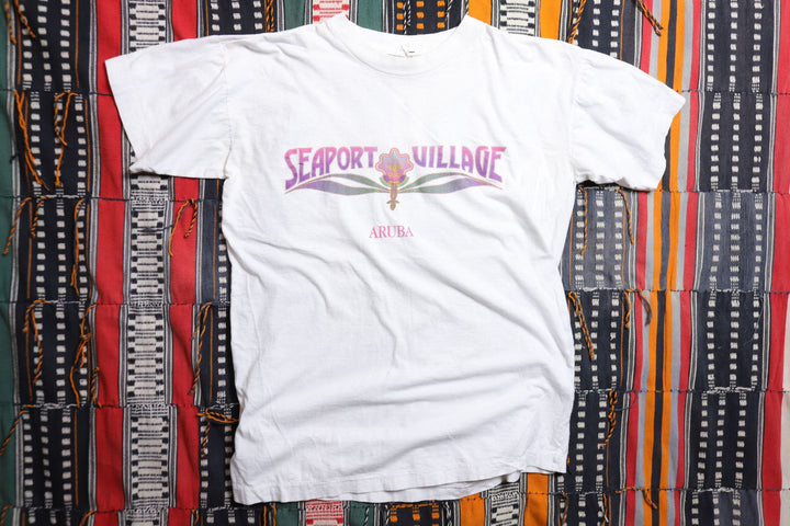 Seaport Village Aruba Vintage T Shirt Large 90s