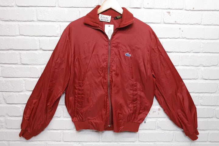 Izod Lacoste Vintage Bomber Jacket Medium 80s