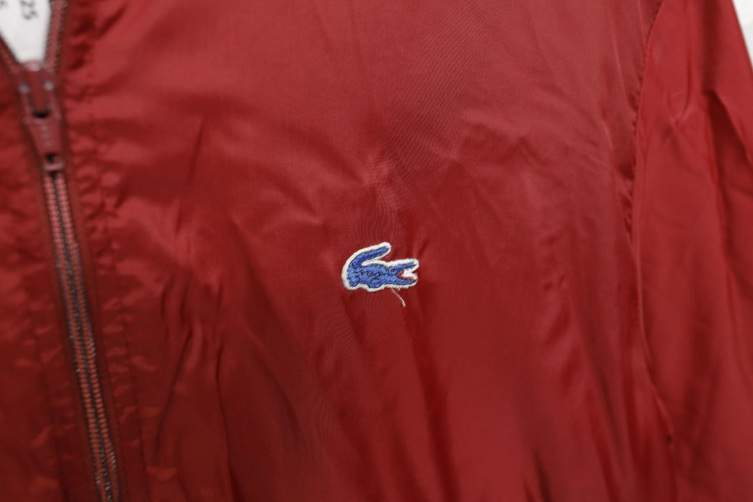Izod Lacoste Vintage Bomber Jacket Medium 80s