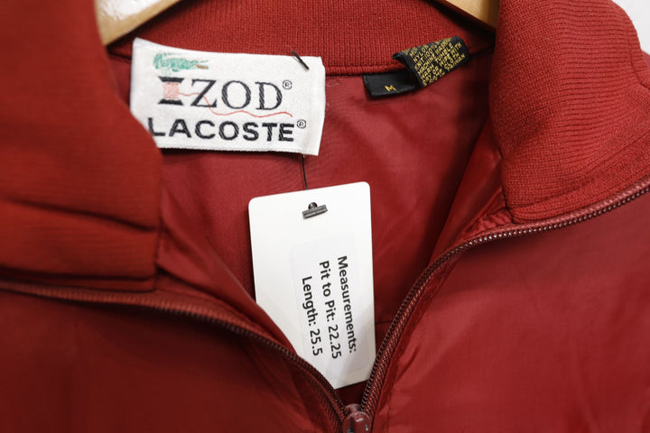 Izod Lacoste Vintage Bomber Jacket Medium 80s