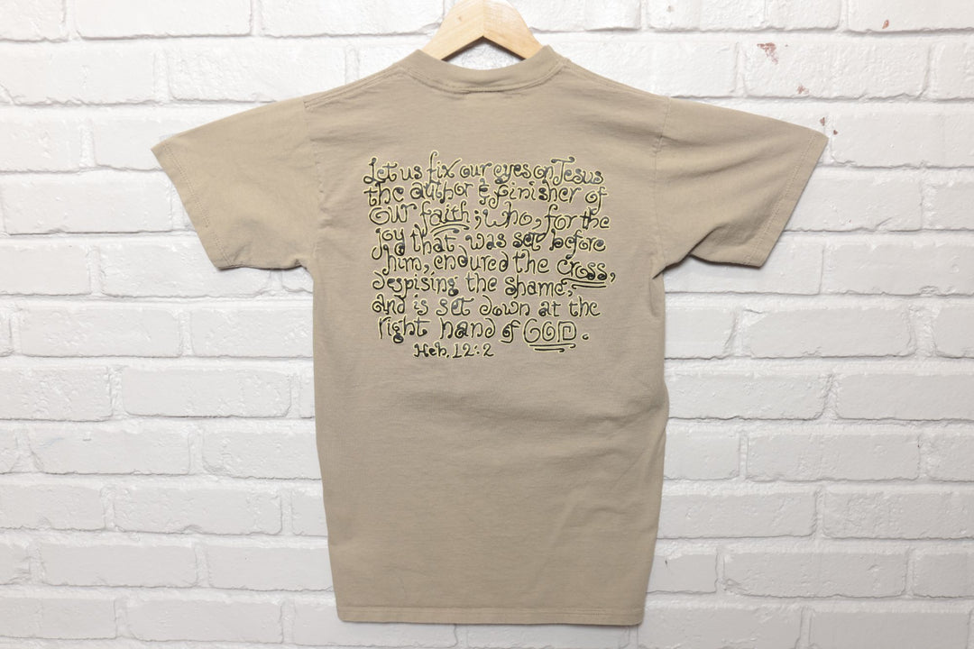90s Vintage New Life Ranch Jesus T Shirt Size Small