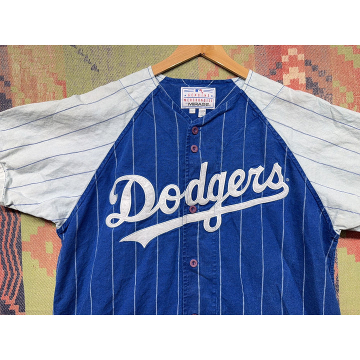 Dodgers Vintage Mirage Mike Piazza Throwback Jersey Large 90s
