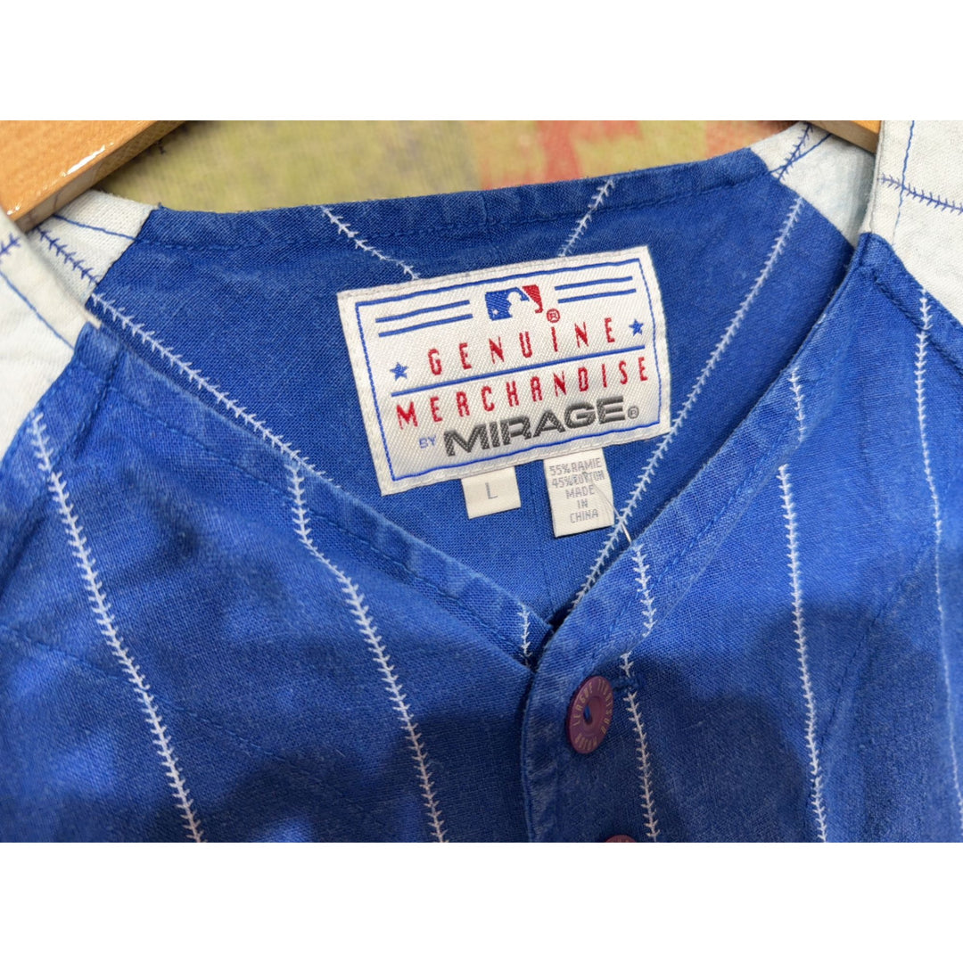 Dodgers Vintage Mirage Mike Piazza Throwback Jersey Large 90s