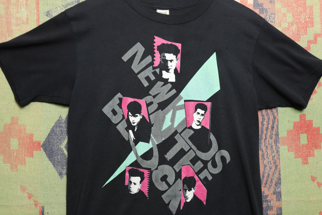 New Kids On The Block Vintage Band T Shirt Medium 90s