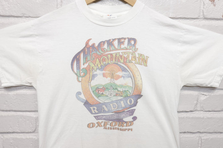 Thacker Mountain Vintage Radio T Shirt 2000s Small