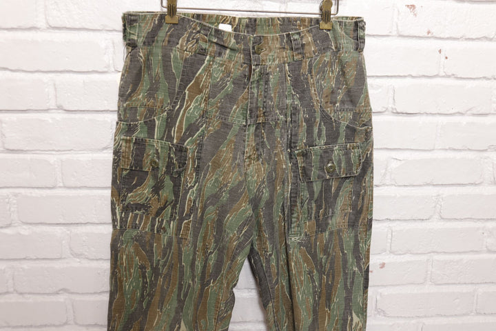 Camo Clan Vintage Tree Stand Camo Cargo Hunting Pants 80s 36/31.5