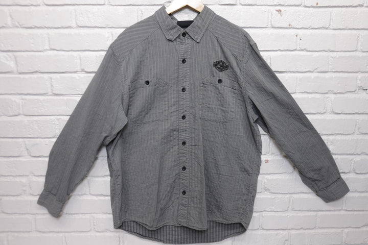 Harley Davidson Vintage Gray Shirt XL 2000s