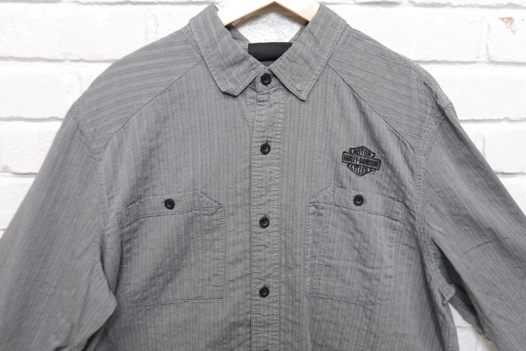 Harley Davidson Vintage Gray Shirt XL 2000s