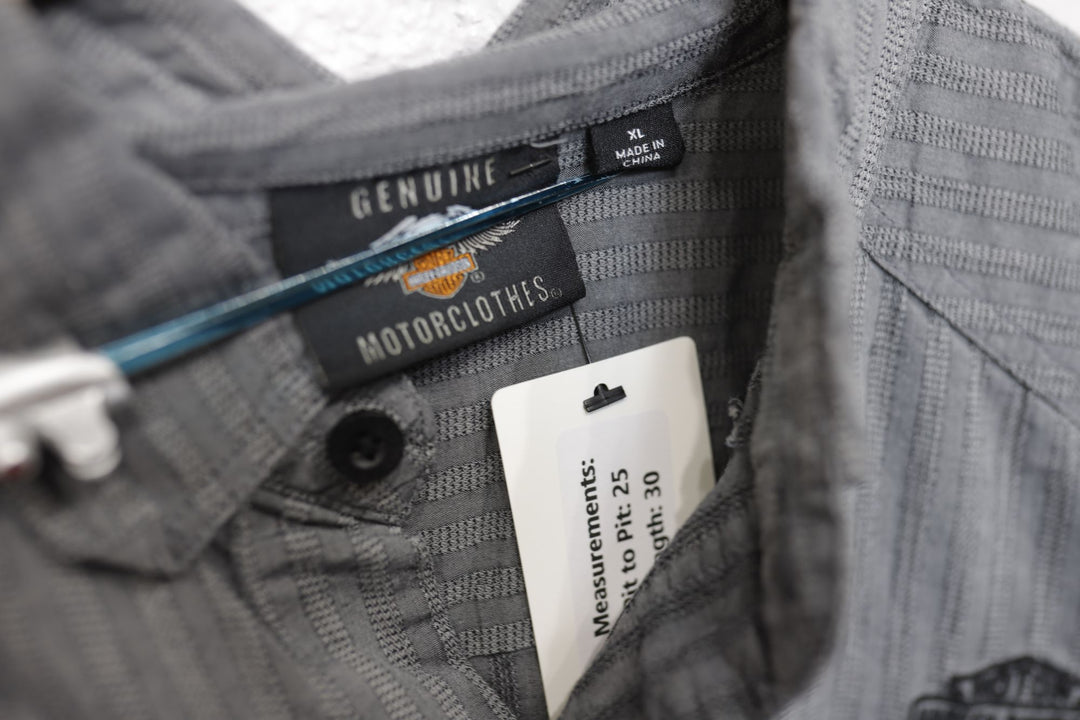 Harley Davidson Vintage Gray Shirt XL 2000s