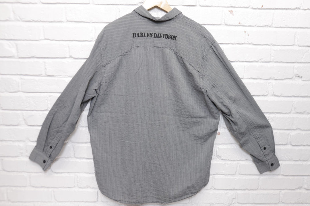 Harley Davidson Vintage Gray Shirt XL 2000s