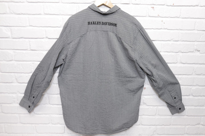 Harley Davidson Vintage Gray Shirt XL 2000s