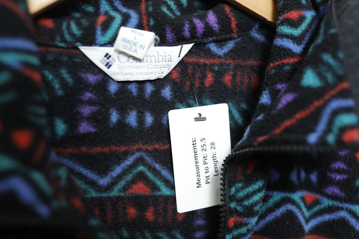Columbia Cropped Sleeve Vintage Jacket Large 90s
