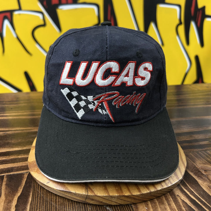 Lucas Racing Vintage Strap Back Hat 2000s