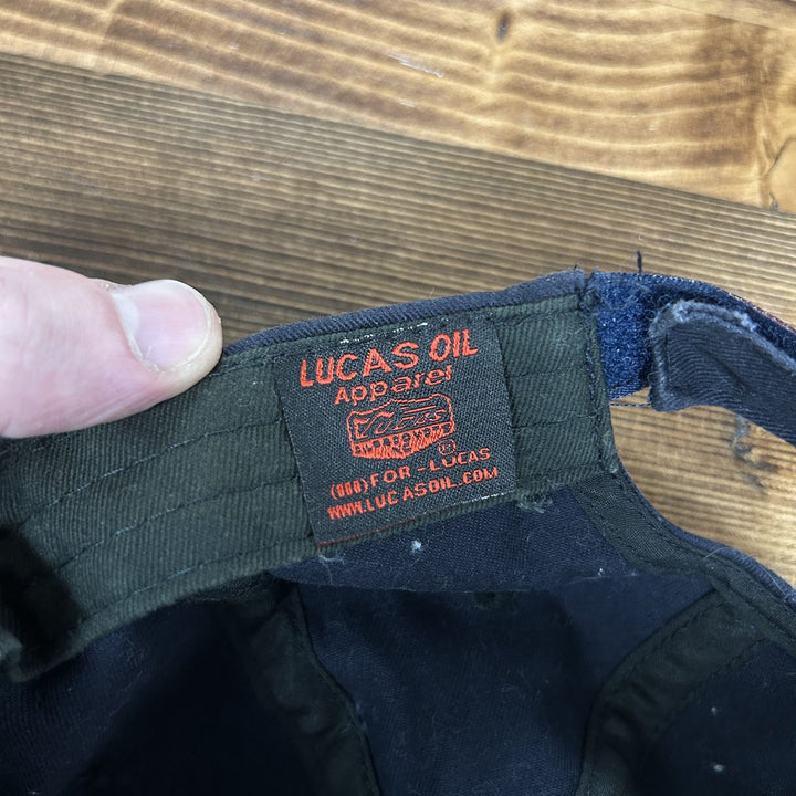 Lucas Racing Vintage Strap Back Hat 2000s
