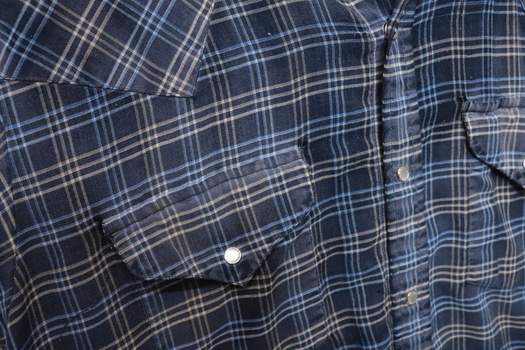 Ely Western Vintage Burnout Shirt Medium 80s