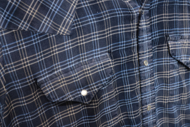 Ely Western Vintage Burnout Shirt Medium 80s