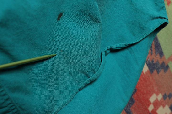 Bugle Boy Vintage Teal Shirt XL 90s