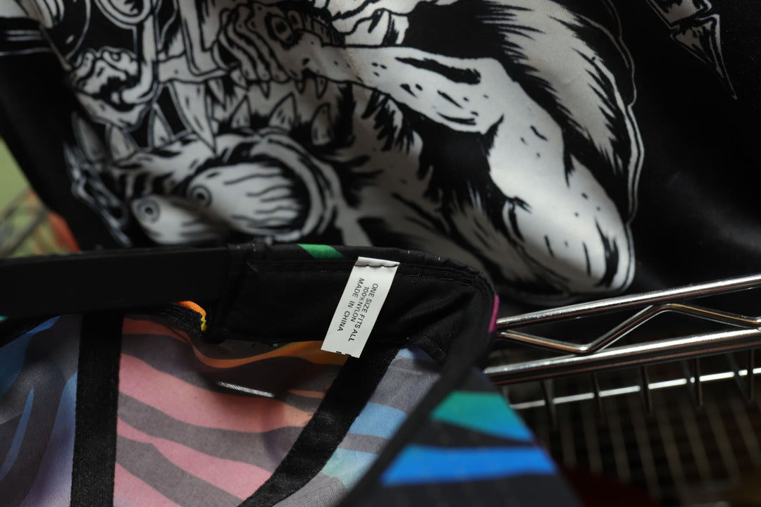 Bahamas Rainbow Tiger Stripe Vintage Snapback Hat 90s