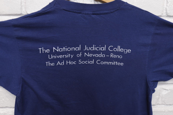 National Judicial College Vintage Reno T Shirt 80s Large