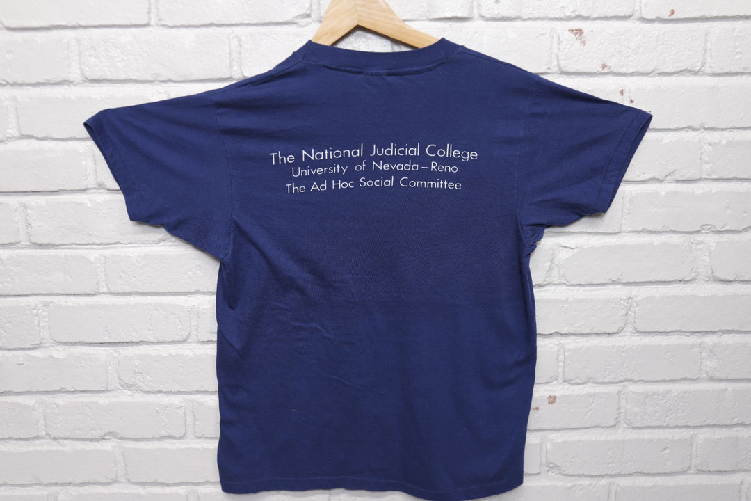 National Judicial College Vintage Reno T Shirt 80s Large