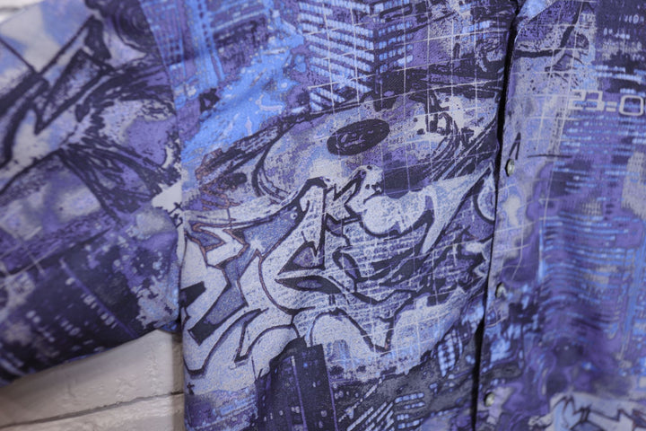No Boundaries Vintage Graffiti Shirt Y2K Large 2000s