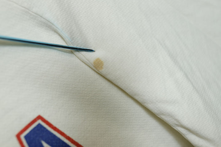 USA Vintage Distressed White Sweatshirt 80s XL