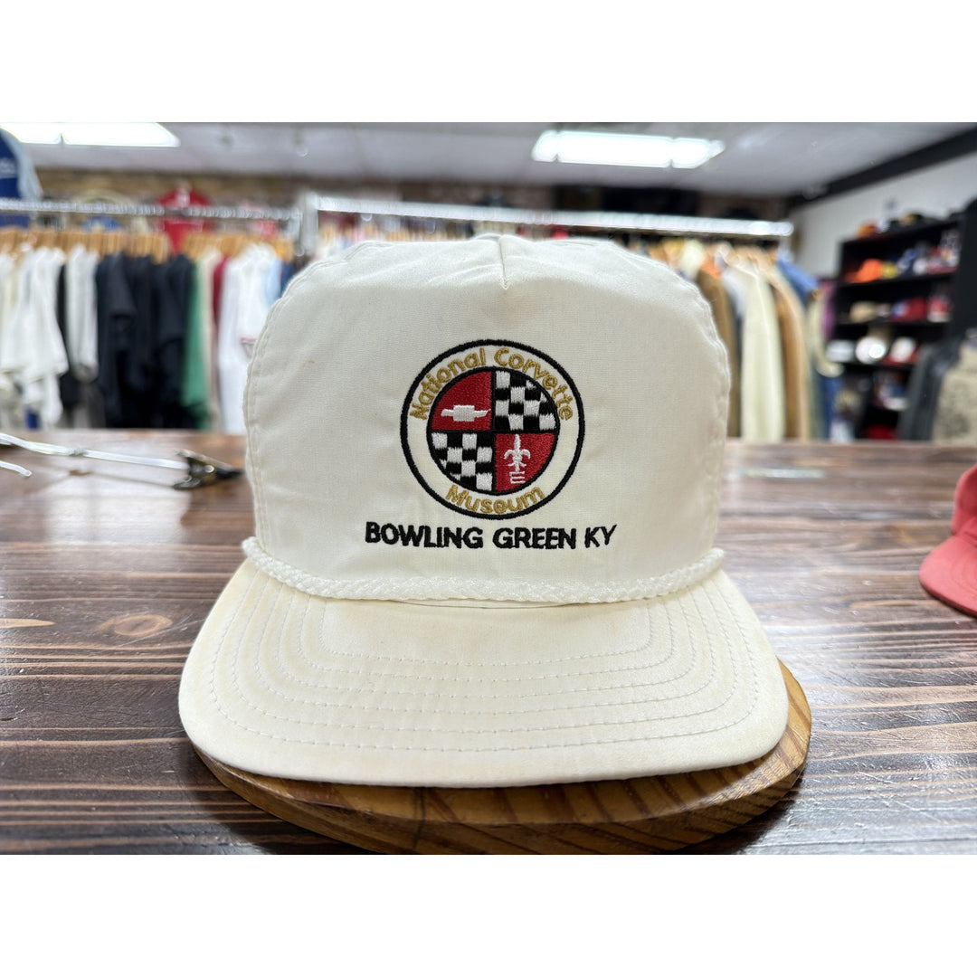 National Corvette Museum Vintage Snapback Rope Hat 80s