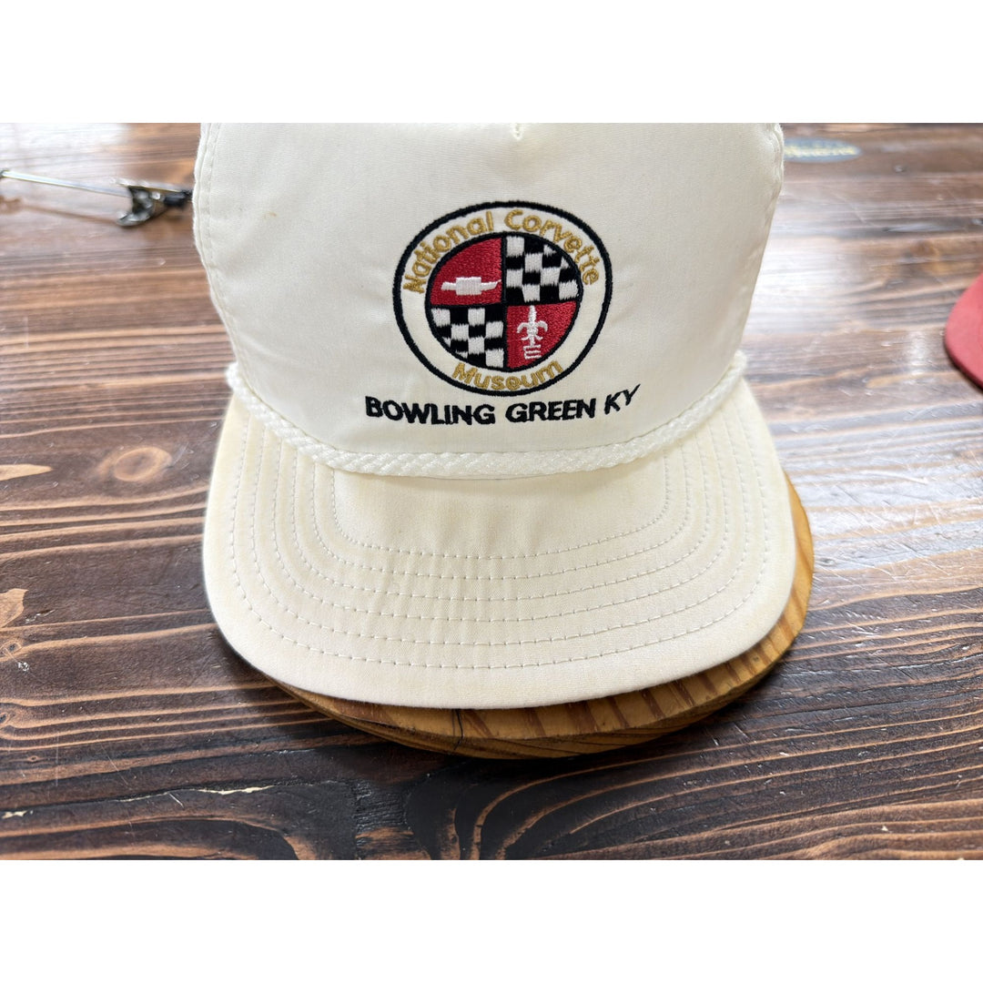 National Corvette Museum Vintage Snapback Rope Hat 80s