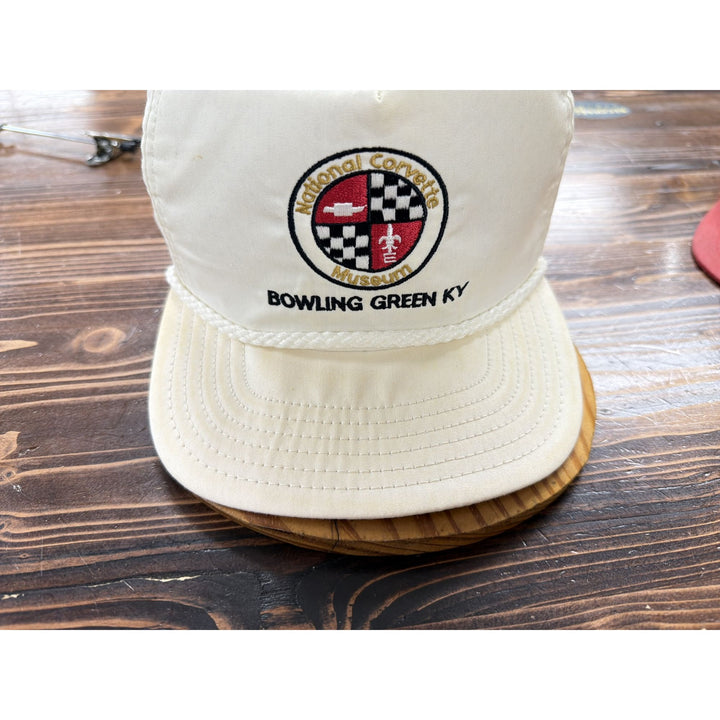 National Corvette Museum Vintage Snapback Rope Hat 80s