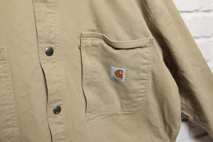 Carhartt Fleece Lined Shirt Jacket Size XL