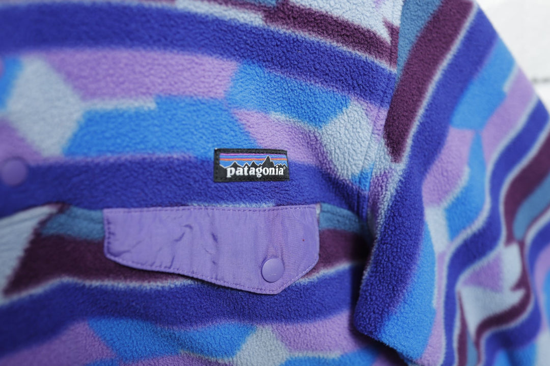 Patagonia Snap T Vintage Aztec Fleece Jacket 2000s Medium