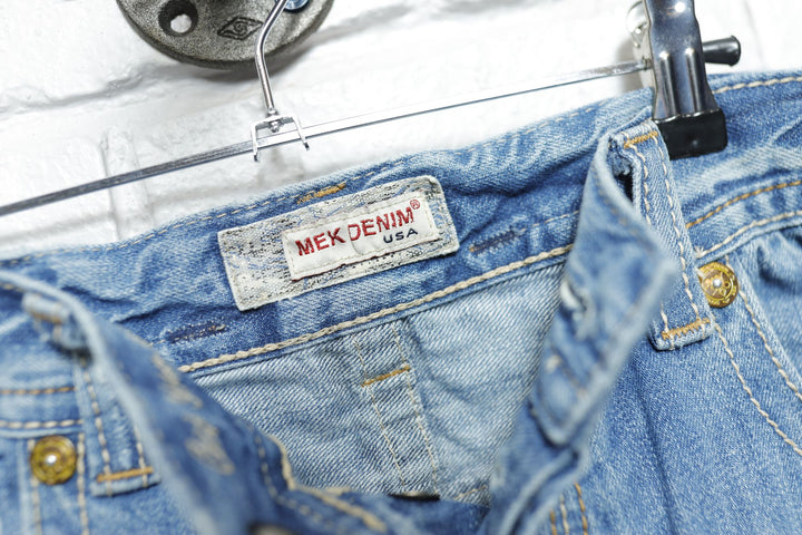 Mek Denim Vintage Embroidered Jeans 2000s 39/34