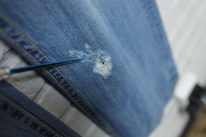 Mek Denim Vintage Embroidered Jeans 2000s 39/34