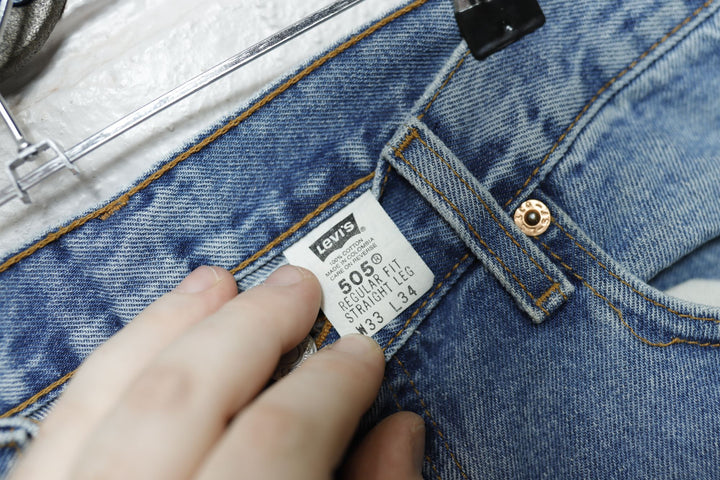 Levi's 505 Vintage Straight Fit Jeans 2000s 32/32