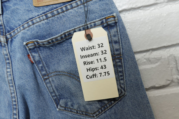 Levi's 505 Vintage Straight Fit Jeans 2000s 32/32
