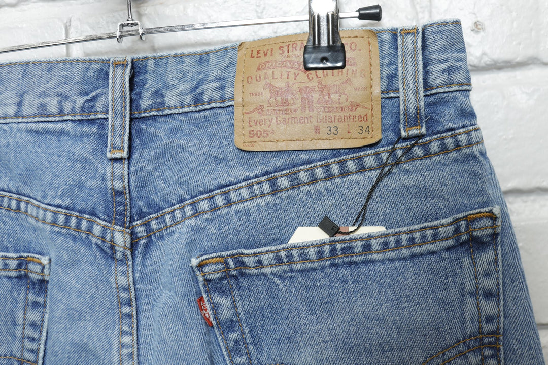 Levi's 505 Vintage Straight Fit Jeans 2000s 32/32