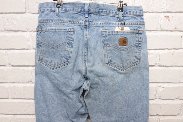 Carhartt Light Wash Denim Jeans Size 34/31