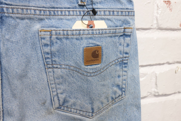 Carhartt Light Wash Denim Jeans Size 34/31