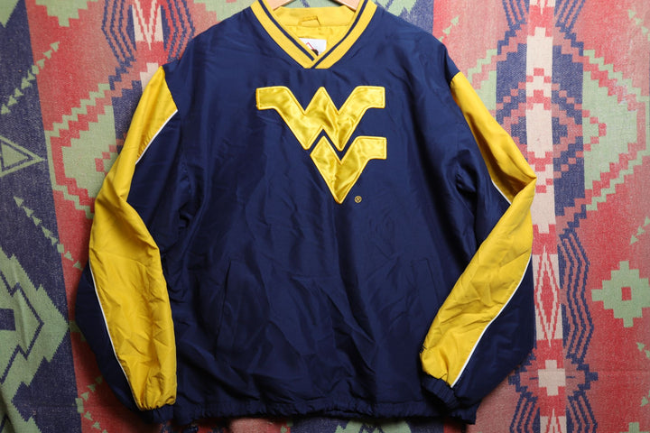University of West Virginia Vintage Windbreaker Jacket Medium 2000s