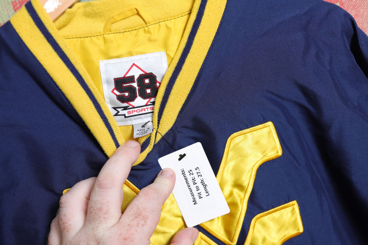 University of West Virginia Vintage Windbreaker Jacket Medium 2000s