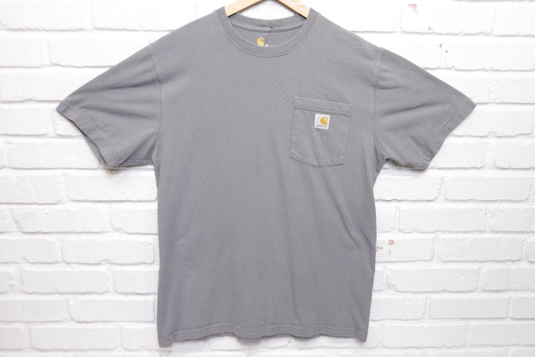 Carhartt Vintage Grey Pocket T Shirt 2000s Medium