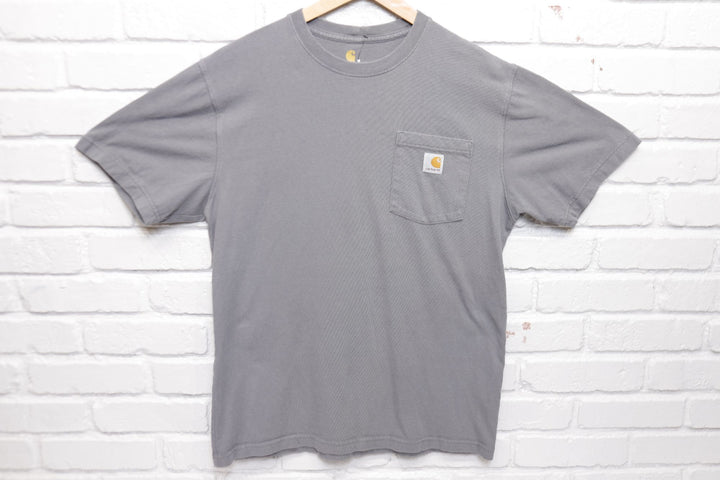 Carhartt Vintage Grey Pocket T Shirt 2000s Medium