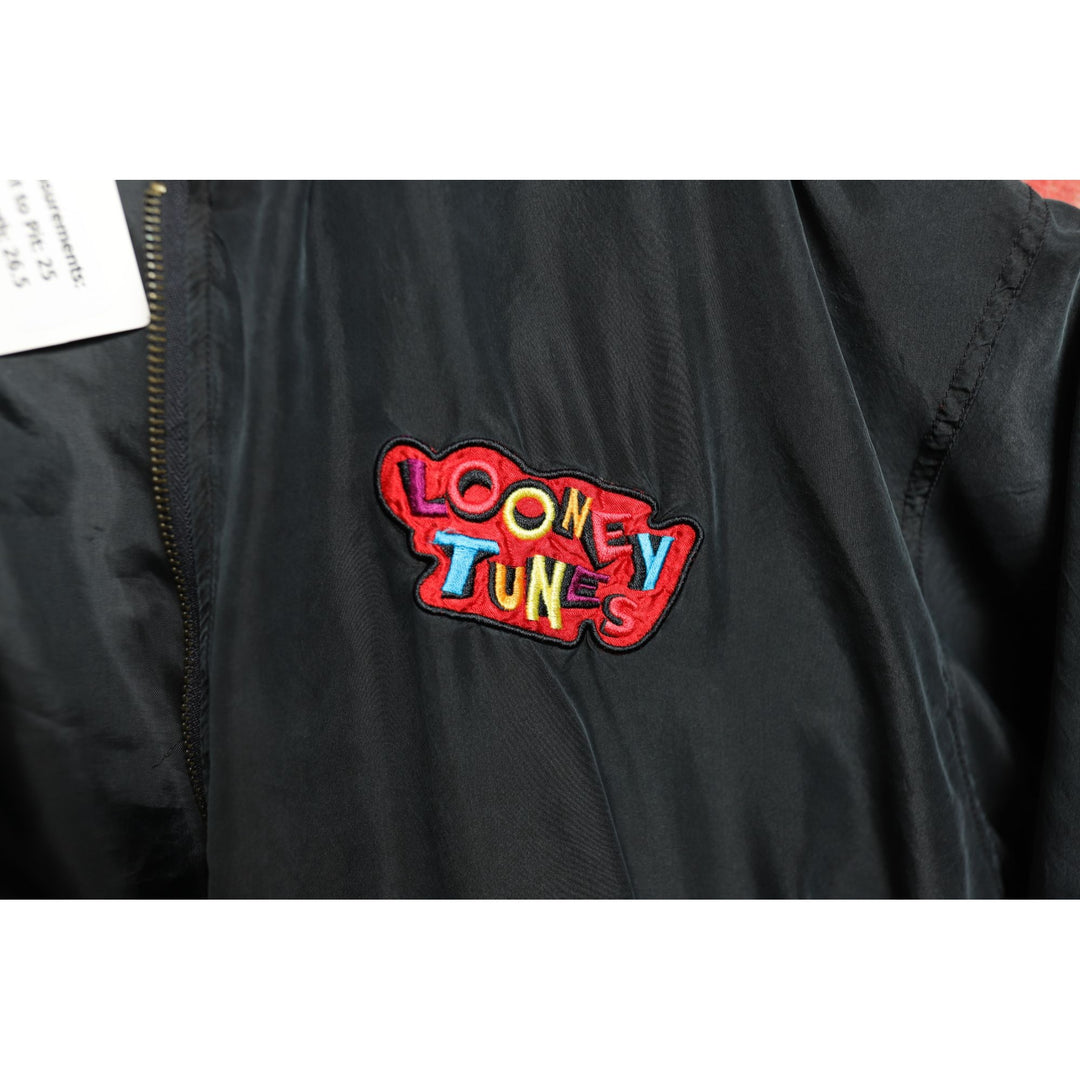 Looney Tunes Vintage Silk Jacket Large 90s
