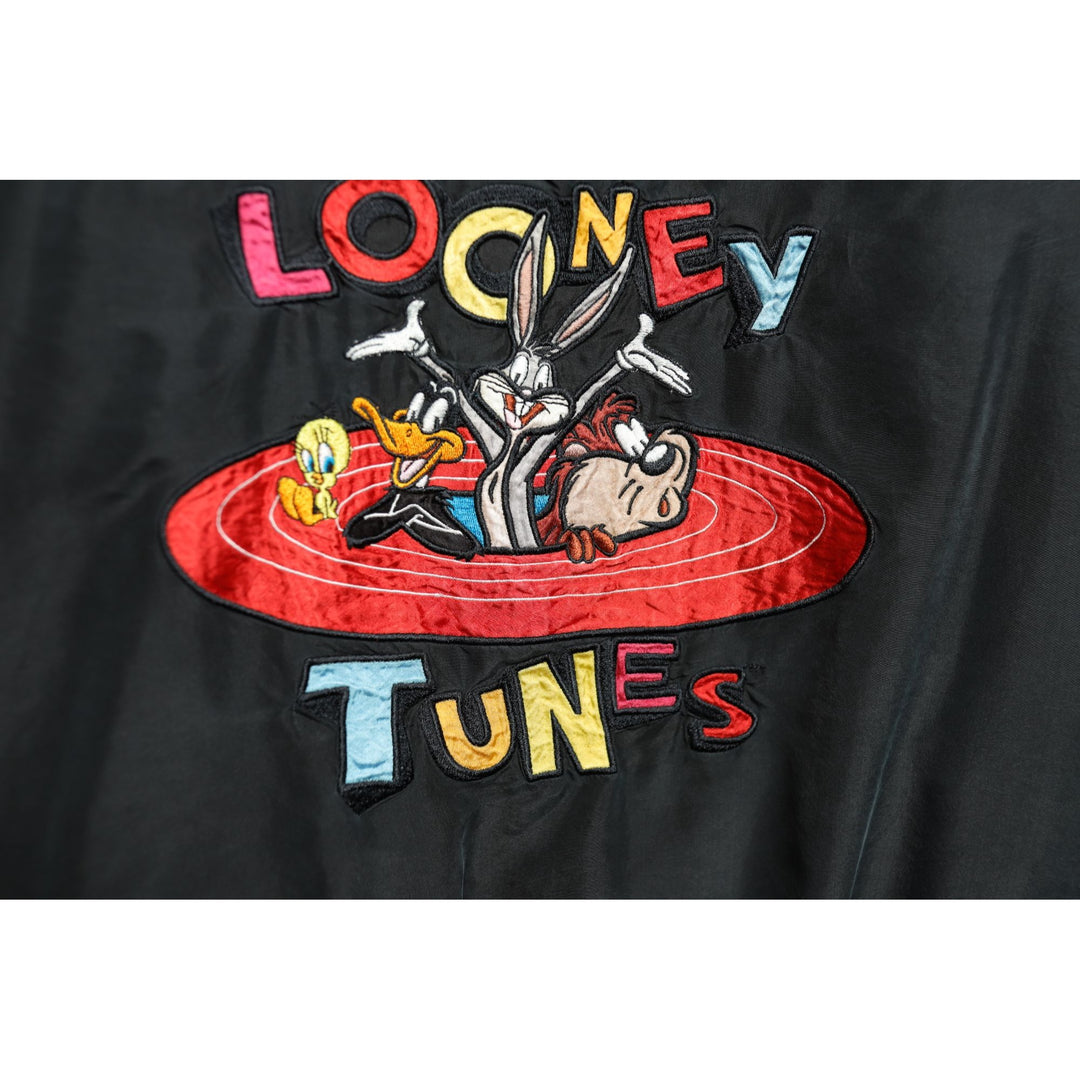 Looney Tunes Vintage Silk Jacket Large 90s