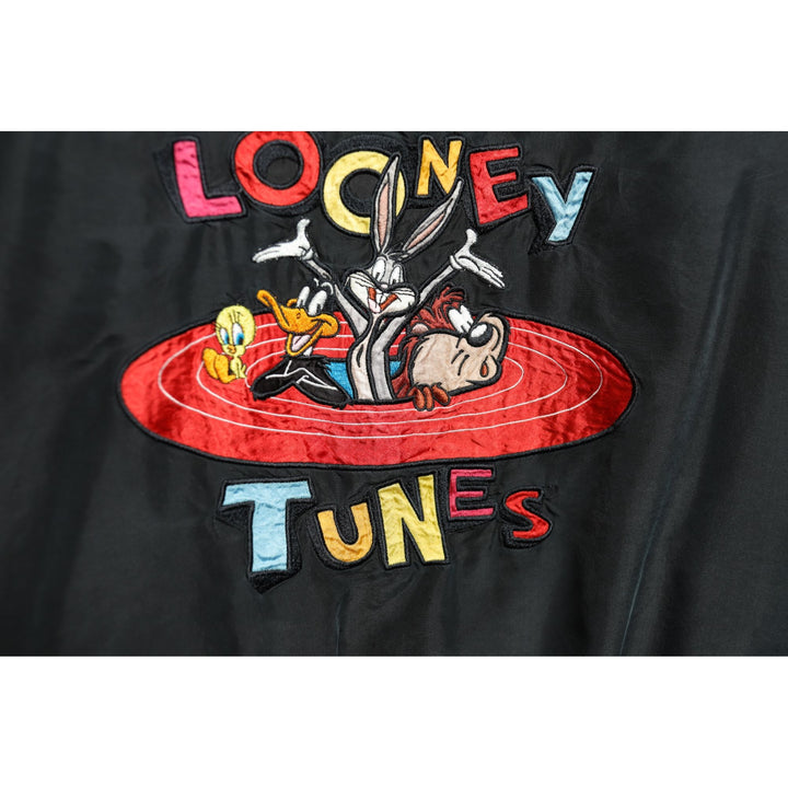 Looney Tunes Vintage Silk Jacket Large 90s