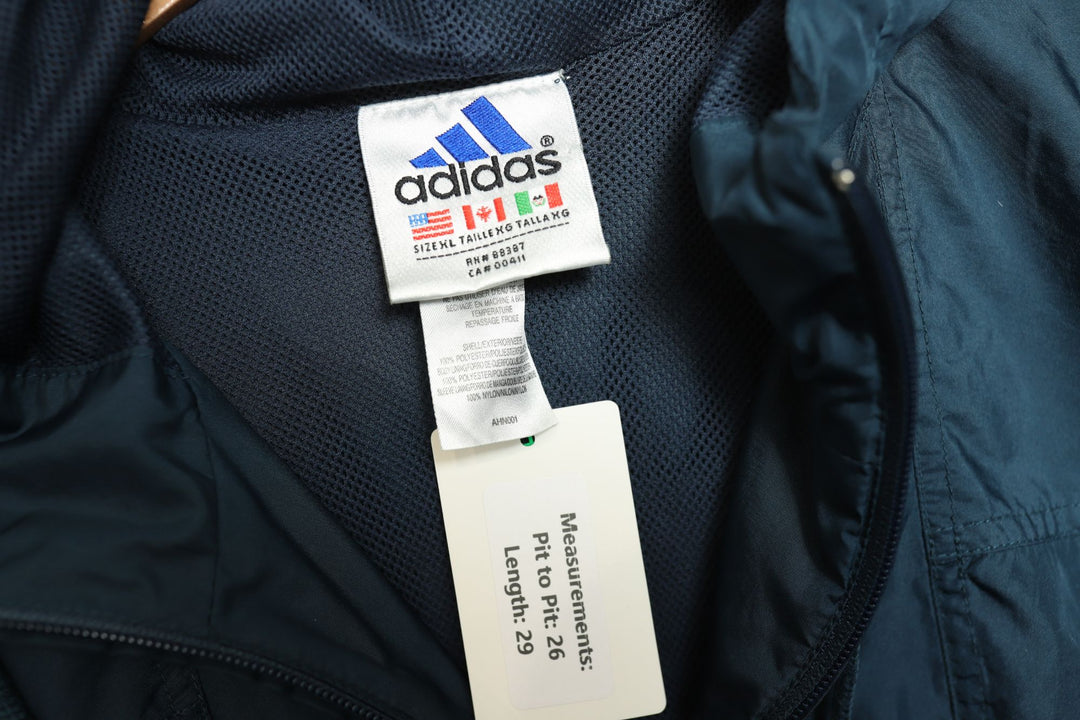 Adidas Vintage Half Zip Windbreaker Jacket XL 90s